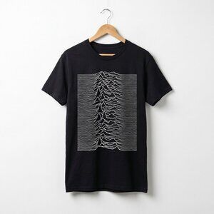 Joy Division Unknown Pleasures Pulsar Waveform Brand New 100% Cotton Unisex Tee